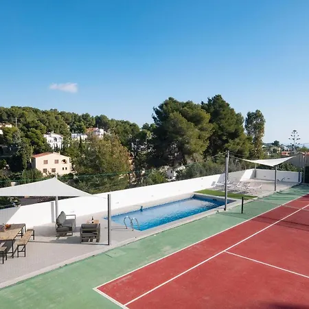 Sara 8 - Free Wifi, Chill-out, Private Pool, Private Tennis Court - By Villamar * Benissa